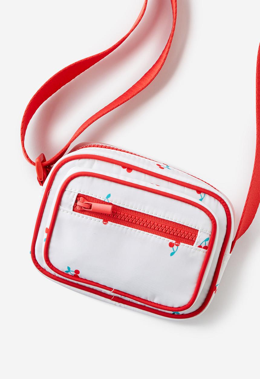 Cotton On - Ciara cross body bag - cherry ditsy/varsity red