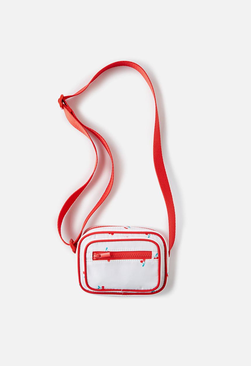 Cotton On - Ciara cross body bag - cherry ditsy/varsity red