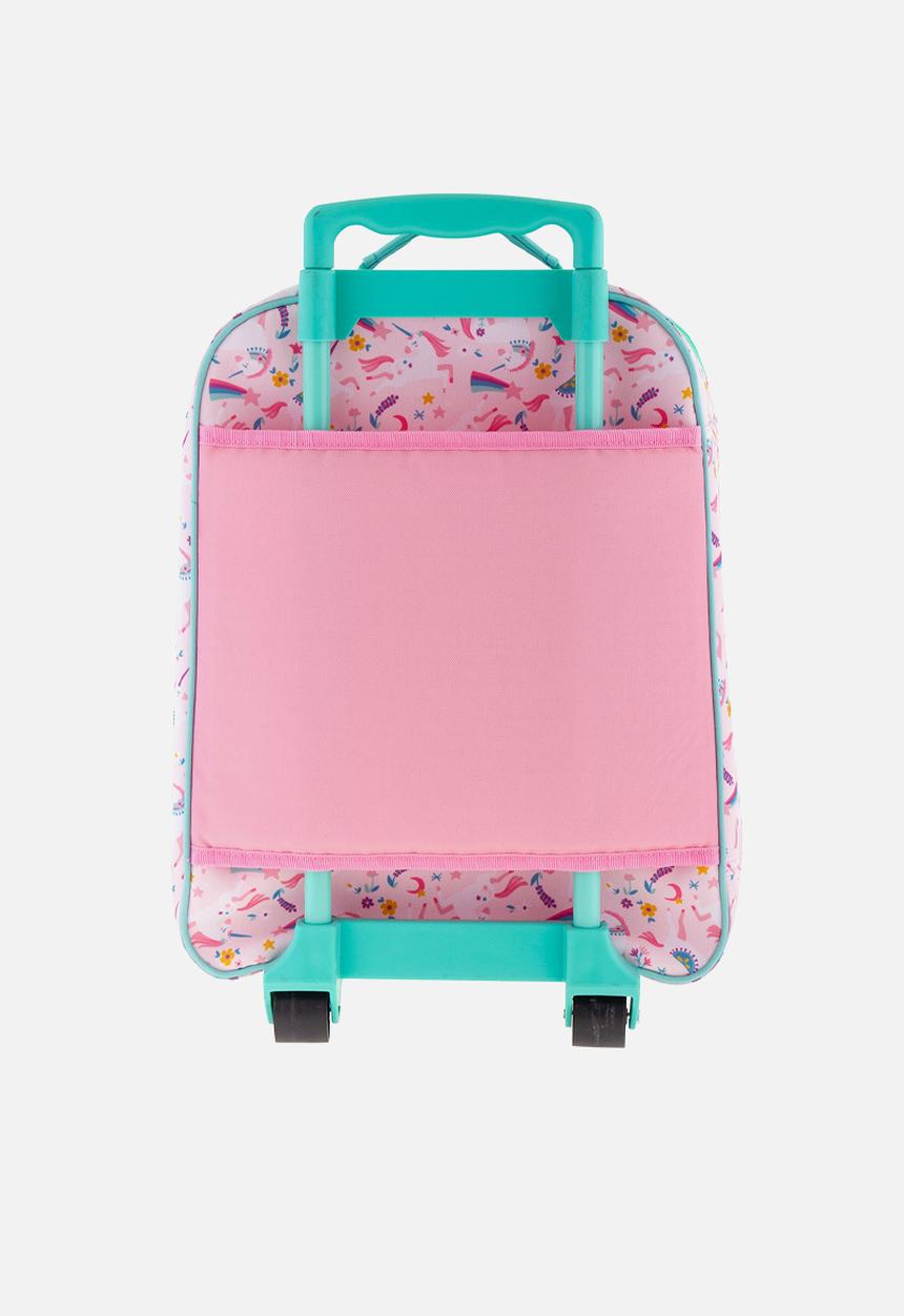 Stephen Joseph - All over print rolling luggage unicorn  - multi