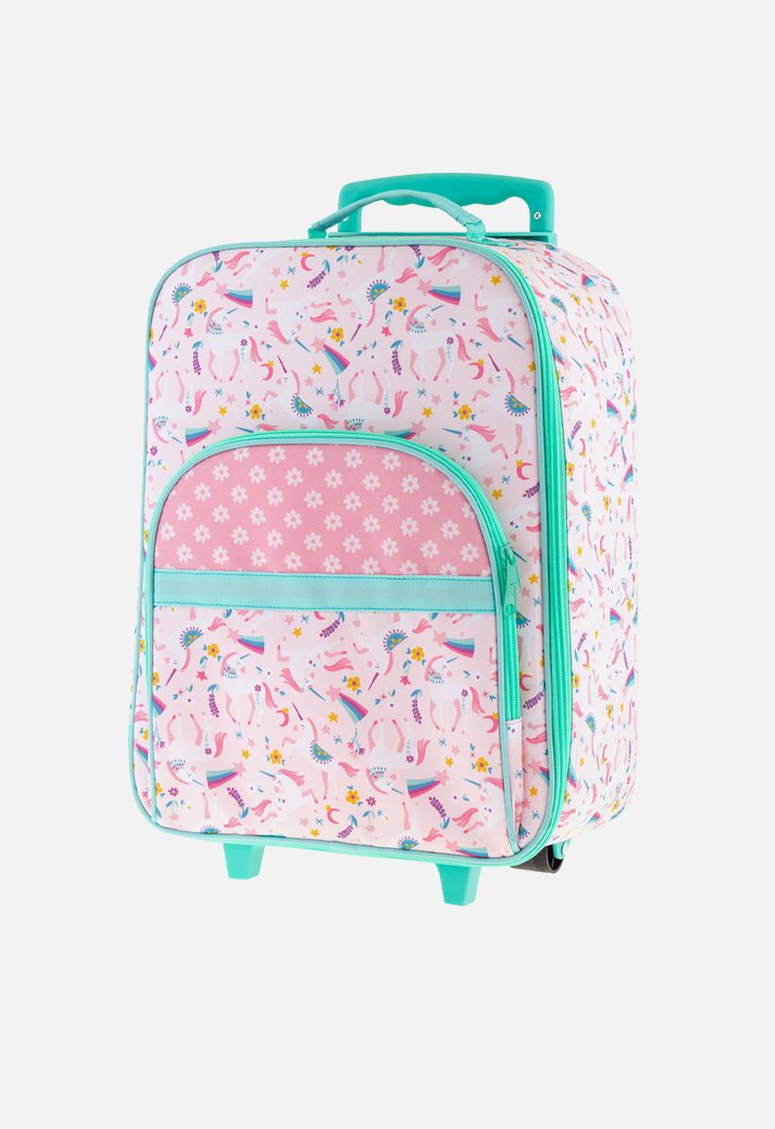 Stephen Joseph - All over print rolling luggage unicorn  - multi