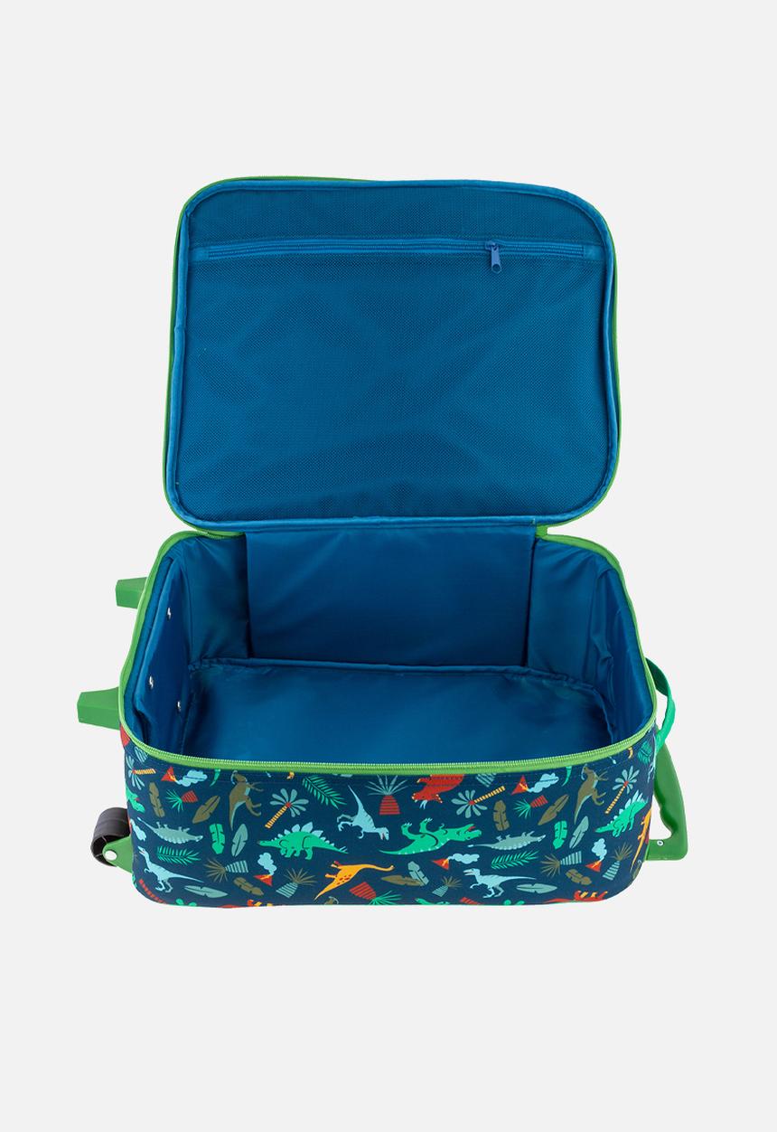 Stephen Joseph - All over print rolling luggage dino  - multi