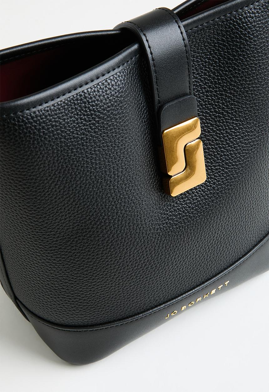 Jo Borkett - Chelsea bucket bag- black