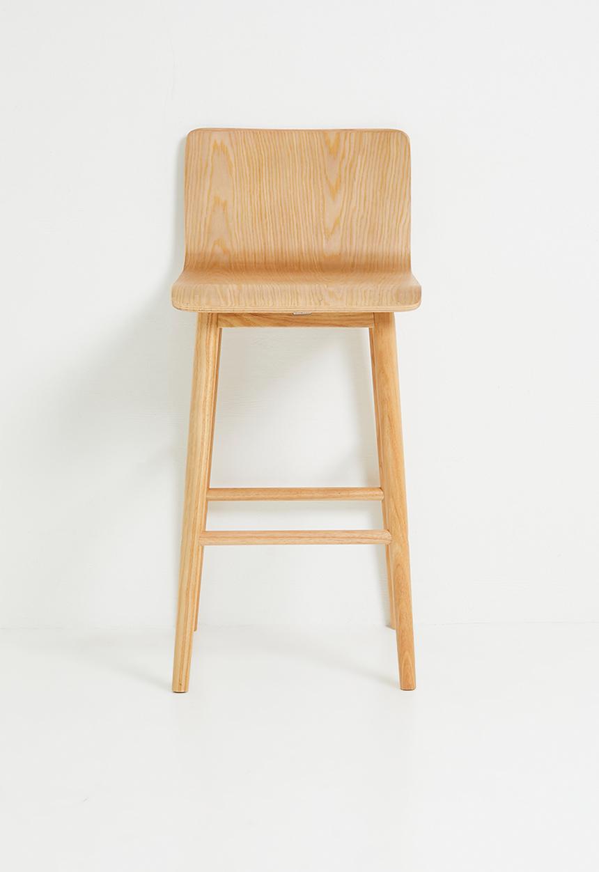 Sixth Floor - Magna wooden barstool - Natural