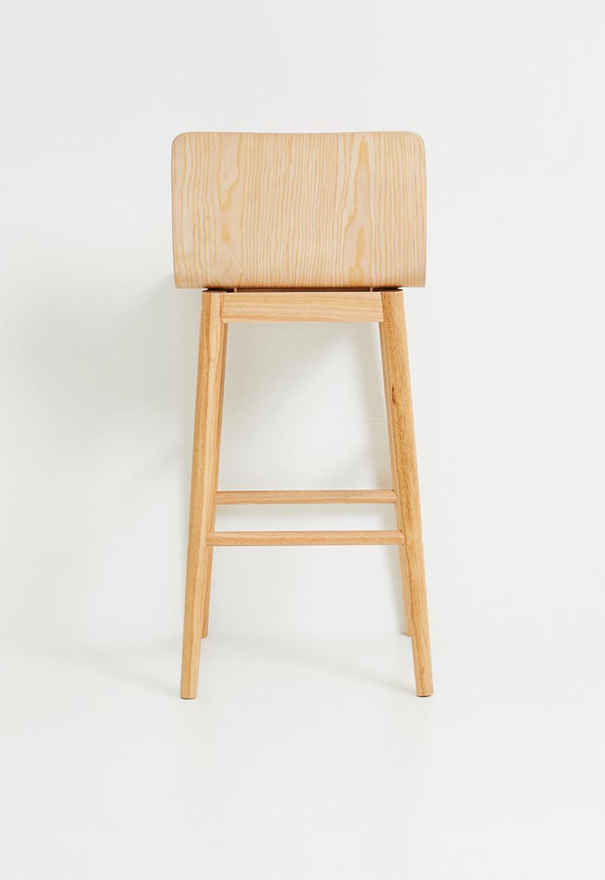 Sixth Floor - Magna wooden barstool - Natural