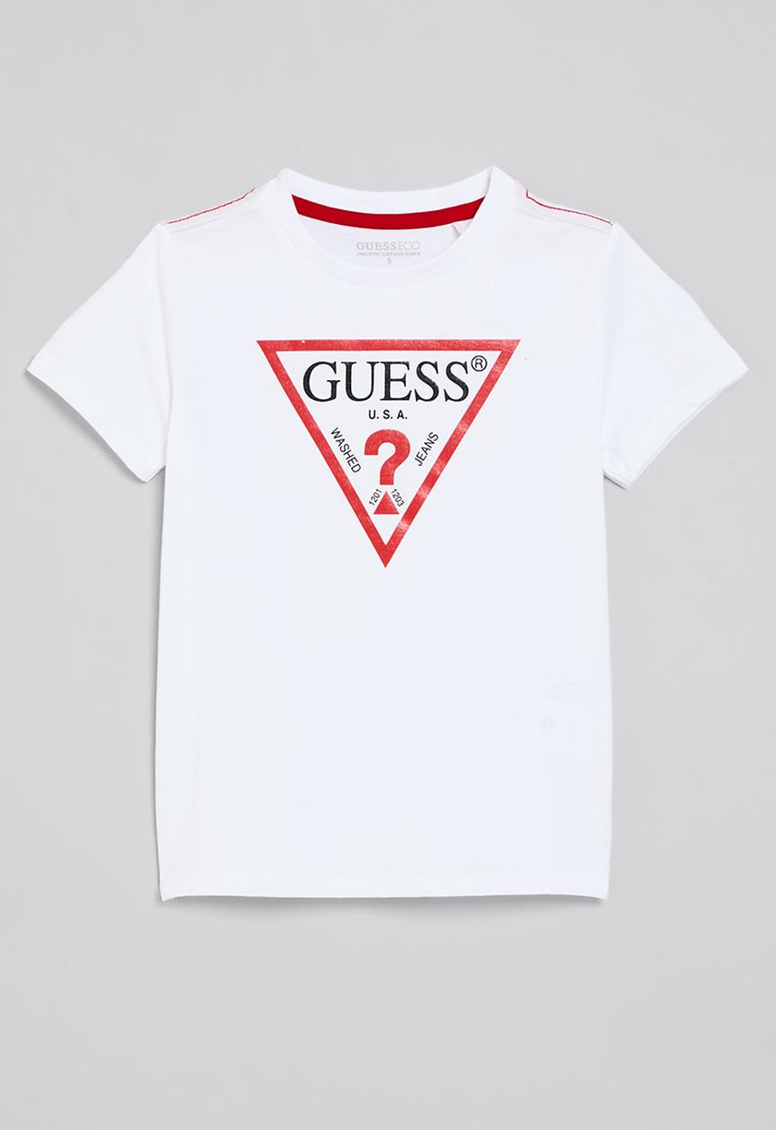 GUESS - Short sleeve T-shirt core - pure white