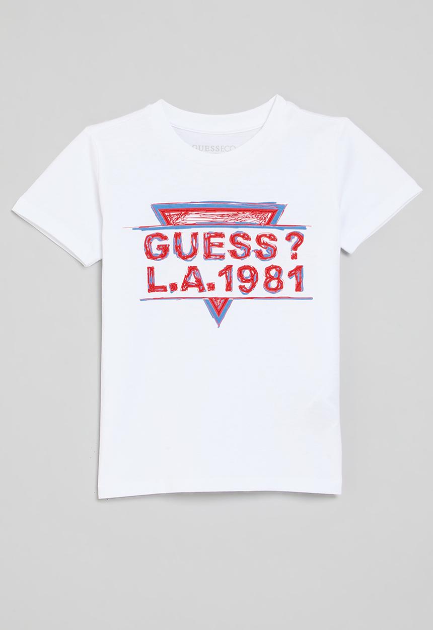 GUESS - Short sleeve T-shirt - pure white