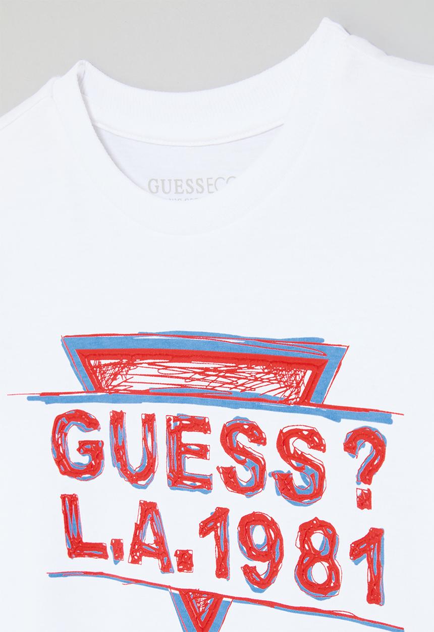 GUESS - Short sleeve T-shirt - pure white
