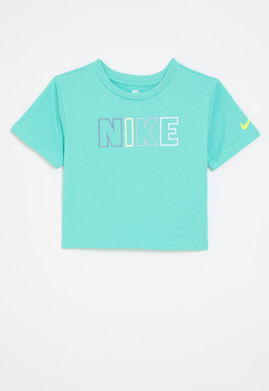 Nike - Nkg femme pop tee - green frost