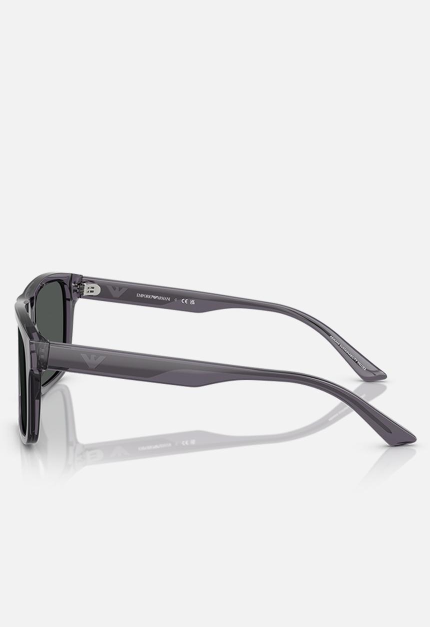 Emporio Armani - EA Square - Transparent Dark Grey
