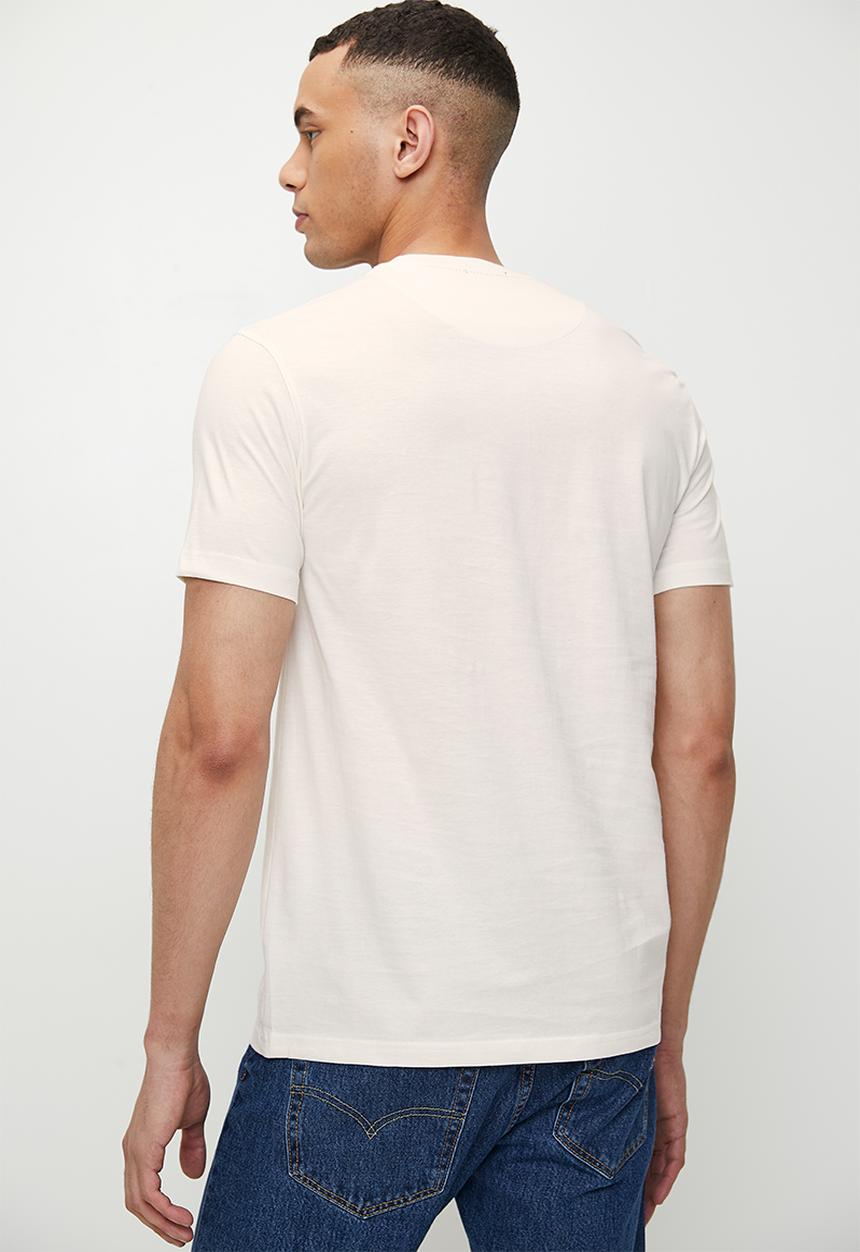 POLO - Vinny logo printed ss tee - off white