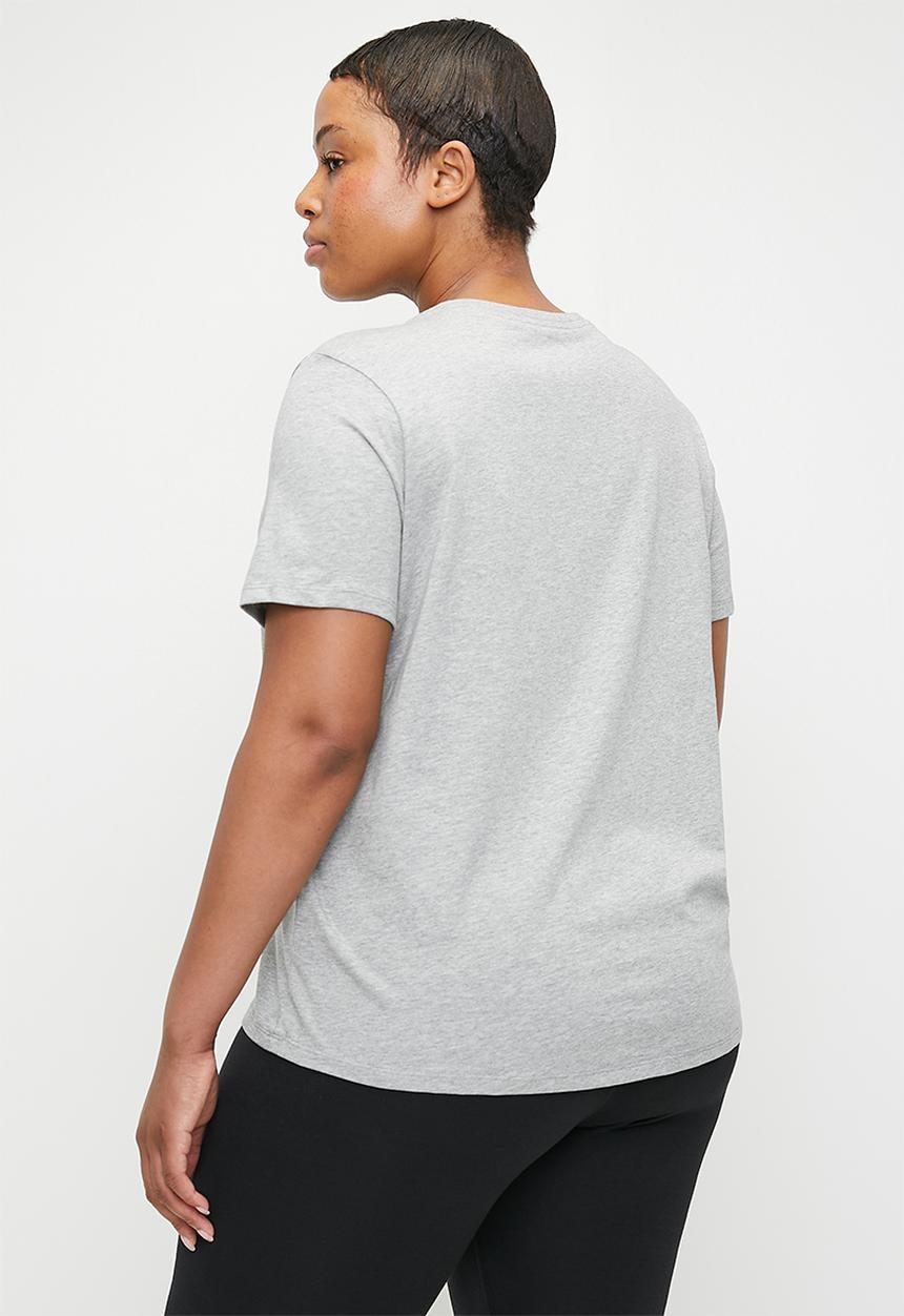 Nike - Nike Plus Sportswear Essentials Tee - dk grey heather/black