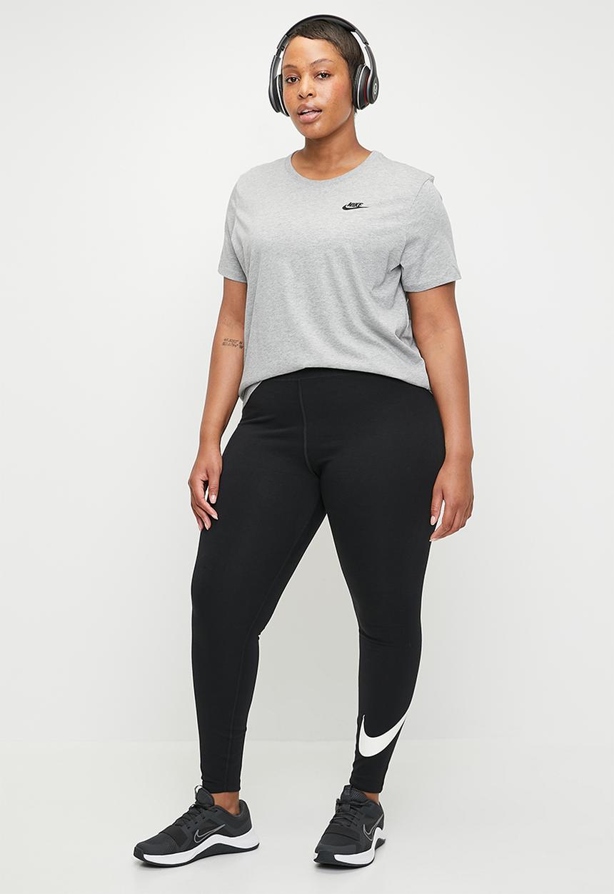 Nike - Nike Plus Sportswear Essentials Tee - dk grey heather/black