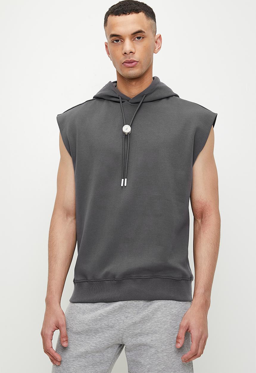 POLO - Khaya Sport Sl Hooded Sweat Top - Charcoal