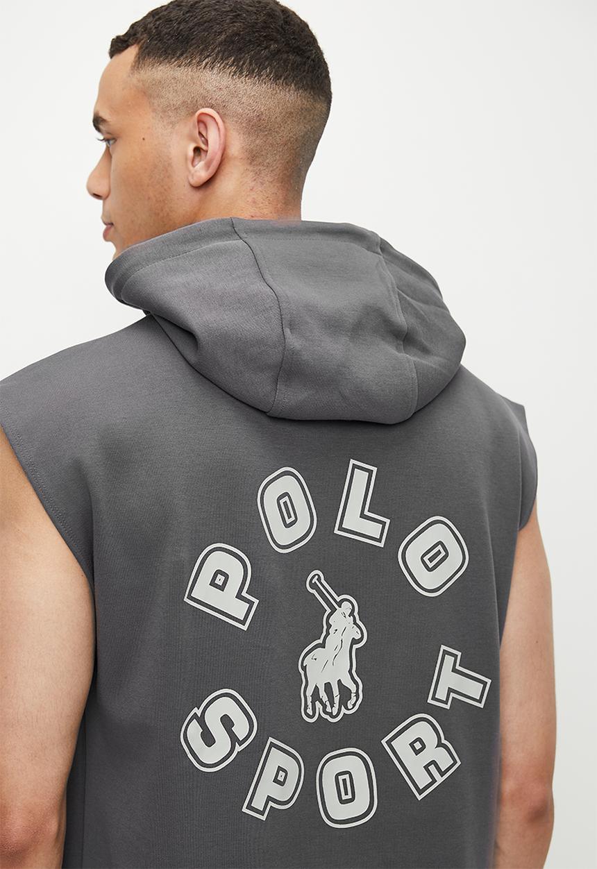 POLO - Khaya Sport Sl Hooded Sweat Top - Charcoal