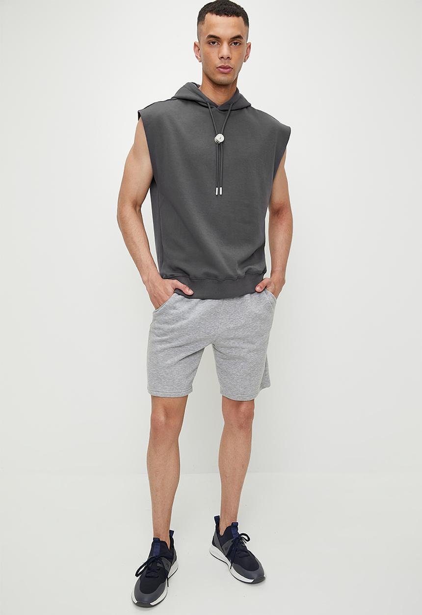 POLO - Khaya Sport Sl Hooded Sweat Top - Charcoal