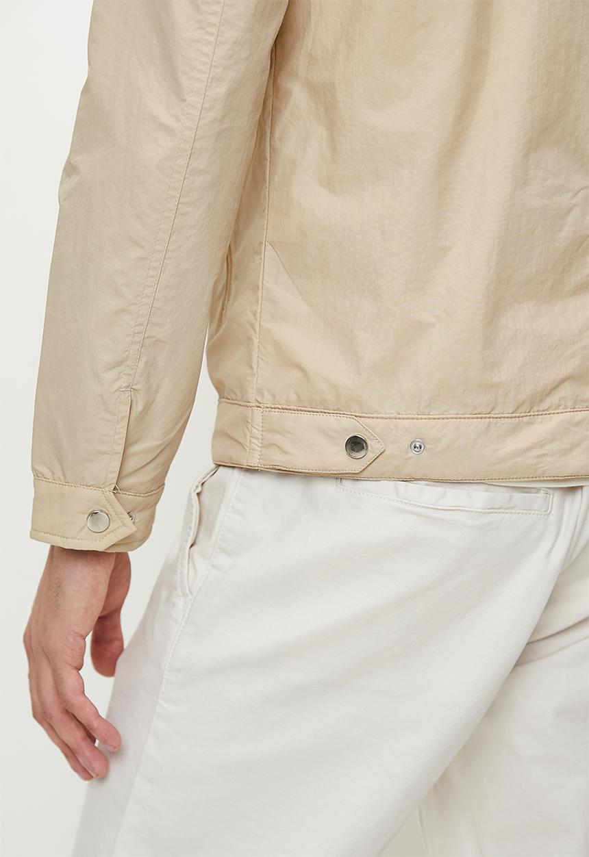 POLO - Harry Cotton Harrington Jacket - Stone