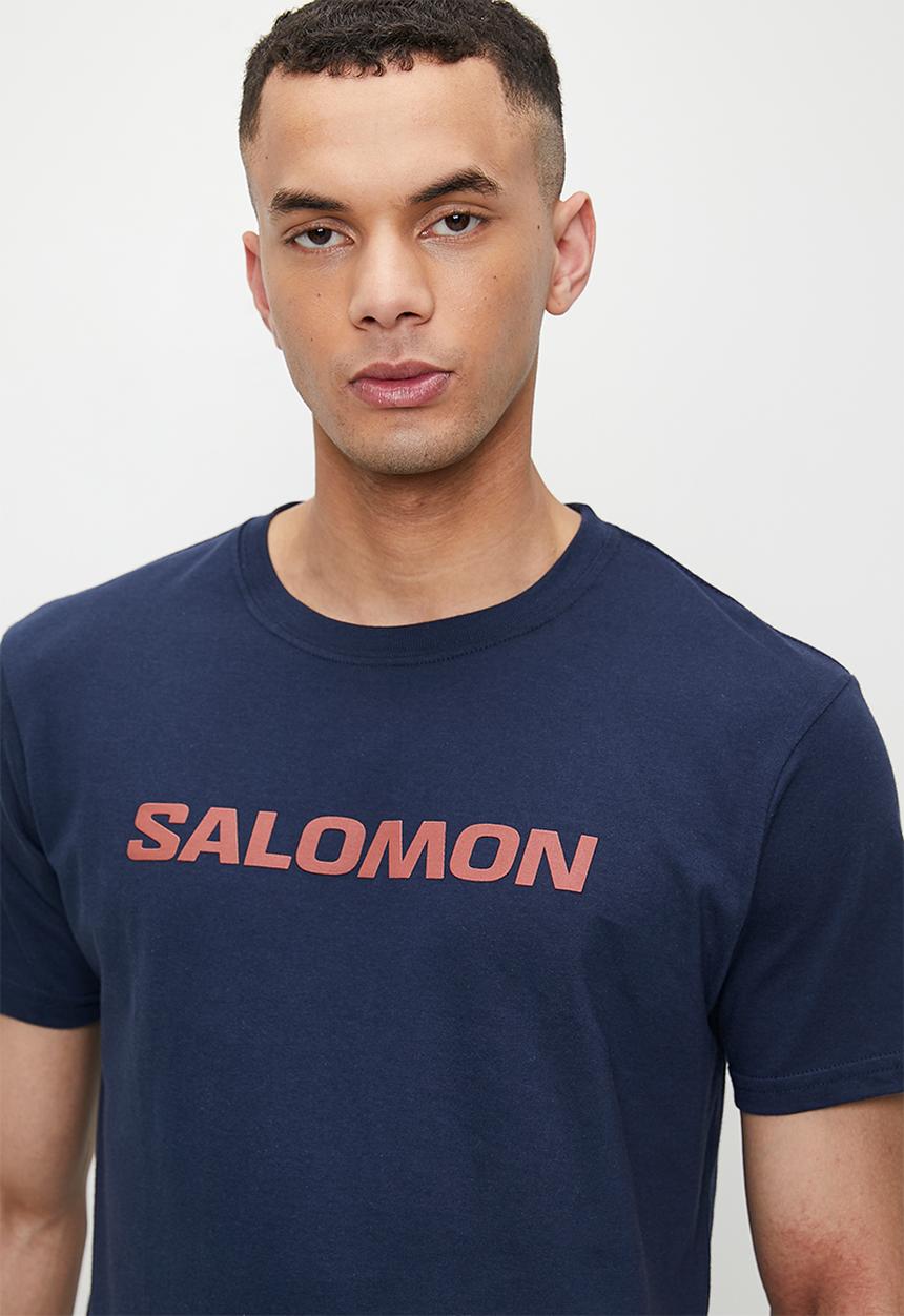 Salomon - Core Logo Ss Tee - Navy Blazer