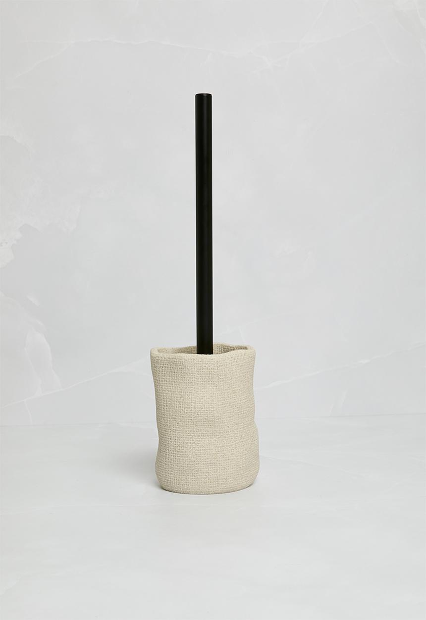 Sixth Floor - Textured Toilet Brush Holder - Natural