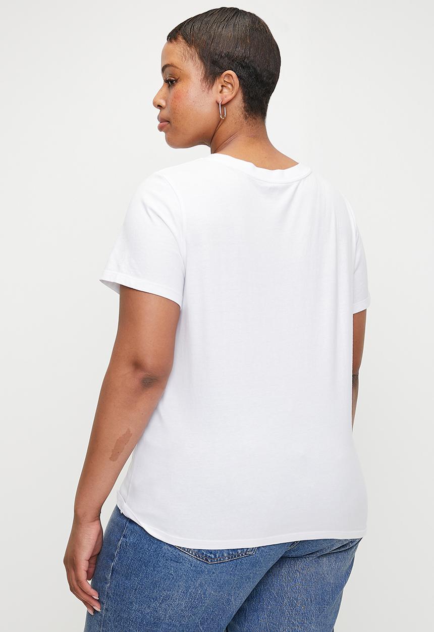 Levi’s® - Plus perfect vneck tee - white