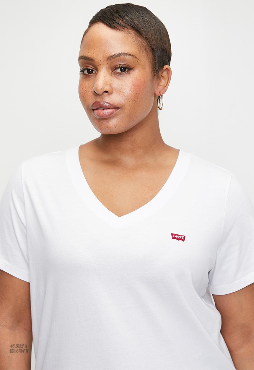 Levi’s® - Plus perfect vneck tee - white