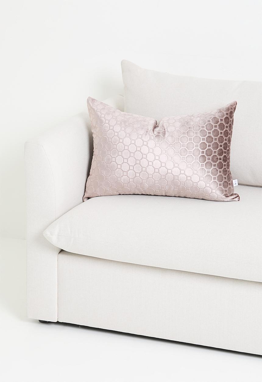 Sixth Floor - Octa velvet cushion cover - Taupe