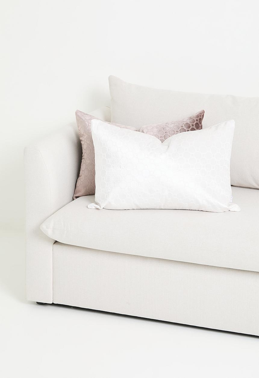 Sixth Floor - Octa velvet cushion cover - Natural