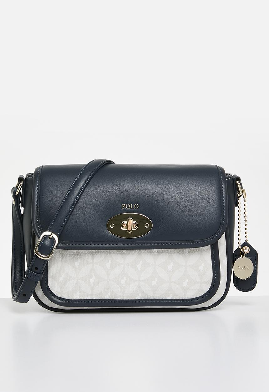 POLO - Preston flapover bag - navy