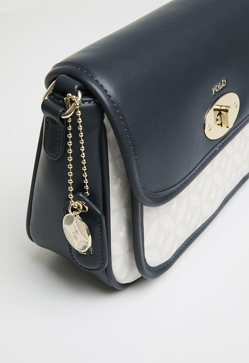 POLO - Preston flapover bag - navy