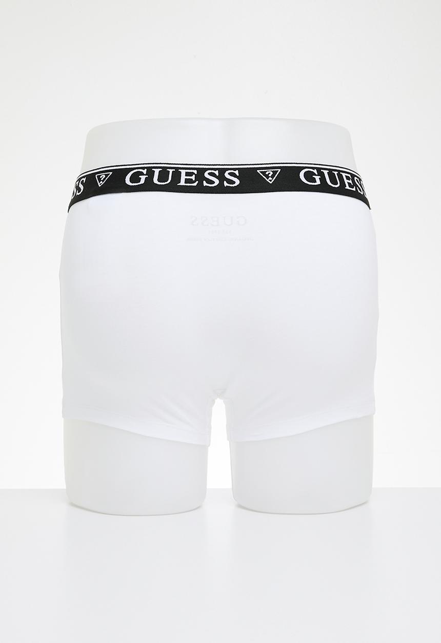 GUESS - Barney cash counte boxer trunk - pure white