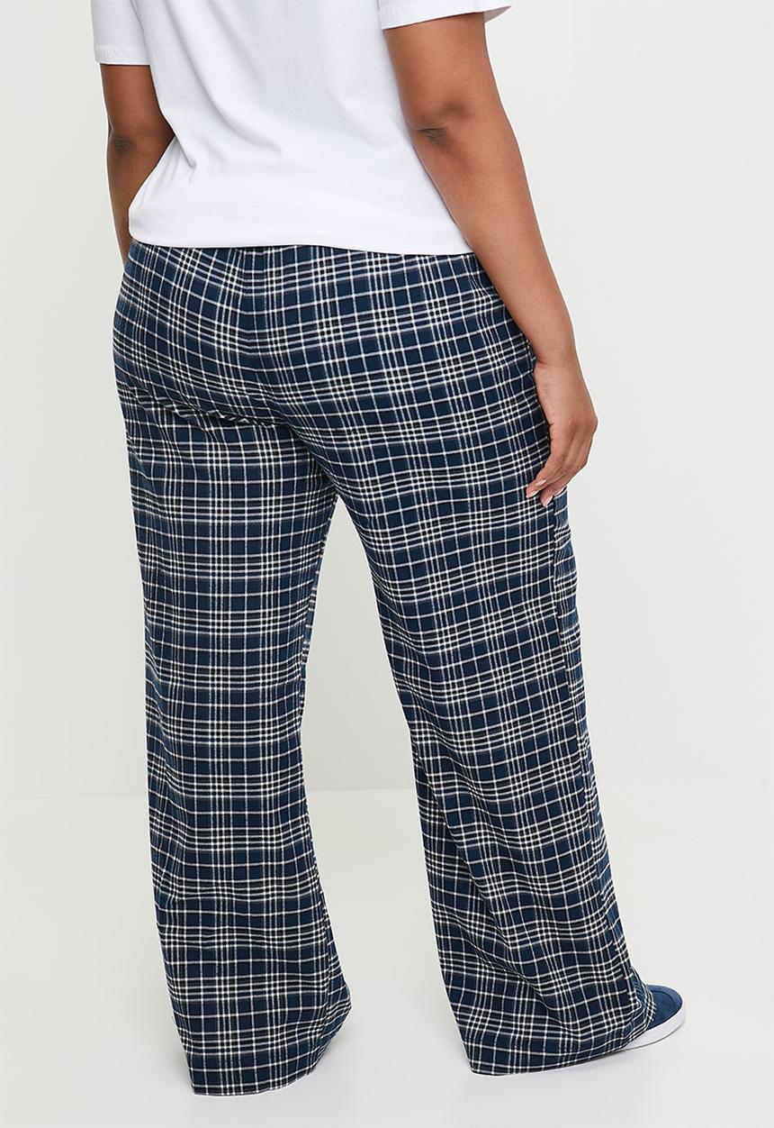 Cotton On - Plus Wren Check Pant - Navy Check