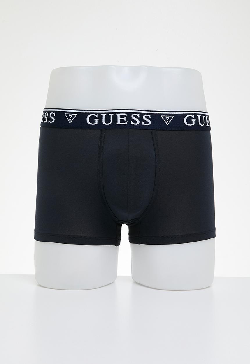 GUESS - Barney cash counte boxer trunk - smart blue