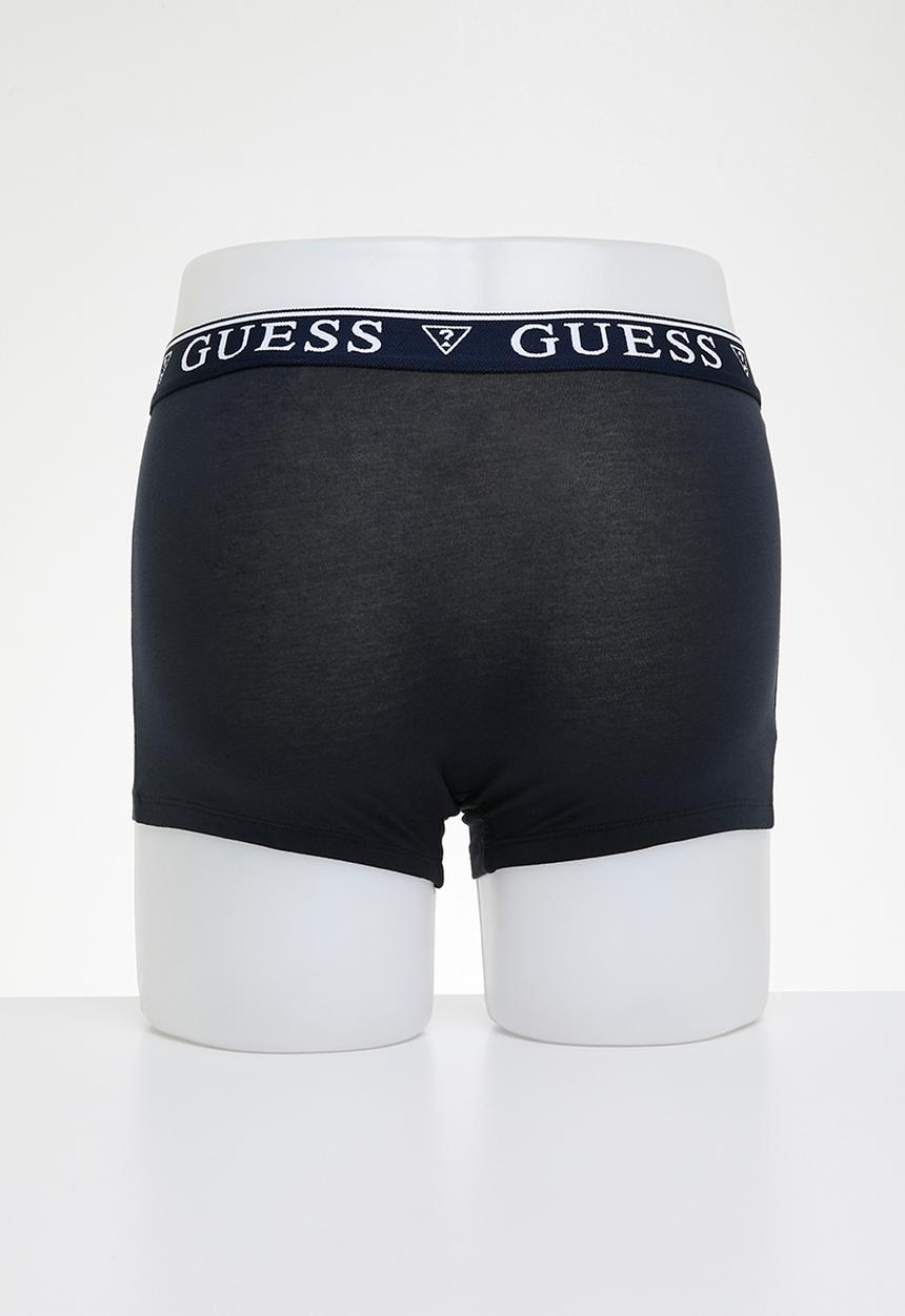 GUESS - Barney cash counte boxer trunk - smart blue