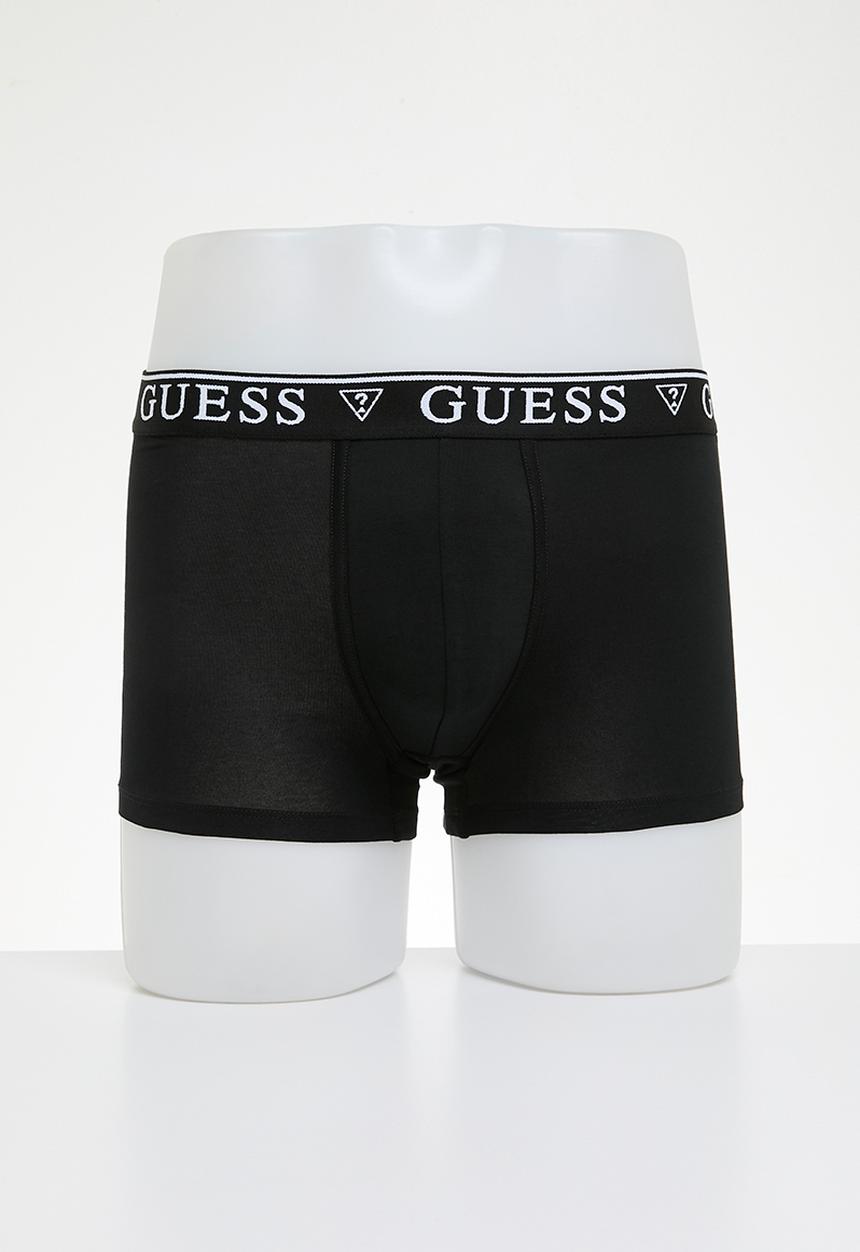 GUESS - Barney cash counte boxer trunk - jet black 
