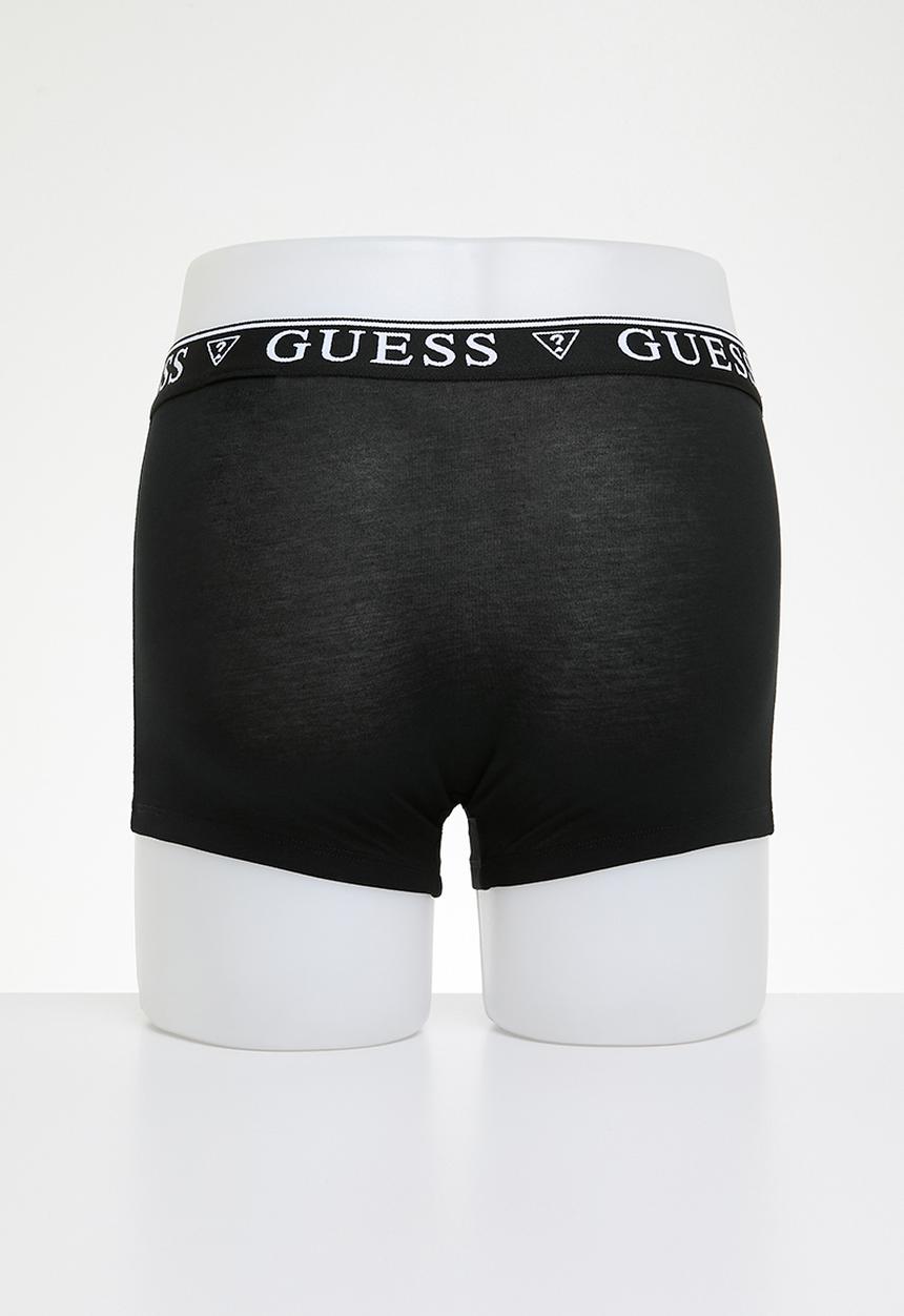 GUESS - Barney cash counte boxer trunk - jet black 