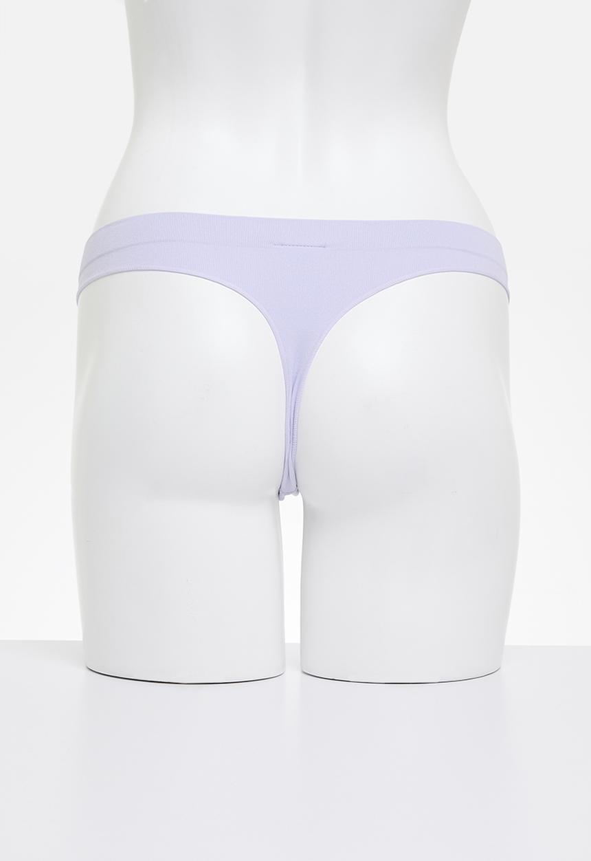 Cotton On - Seamless High Cut G String 3 Pack - multi