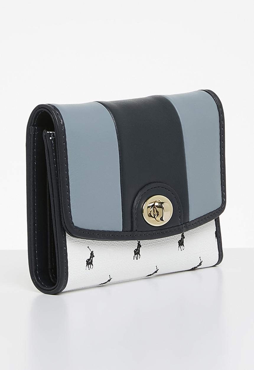 POLO - Casablanca compact trifold purse bag - blue
