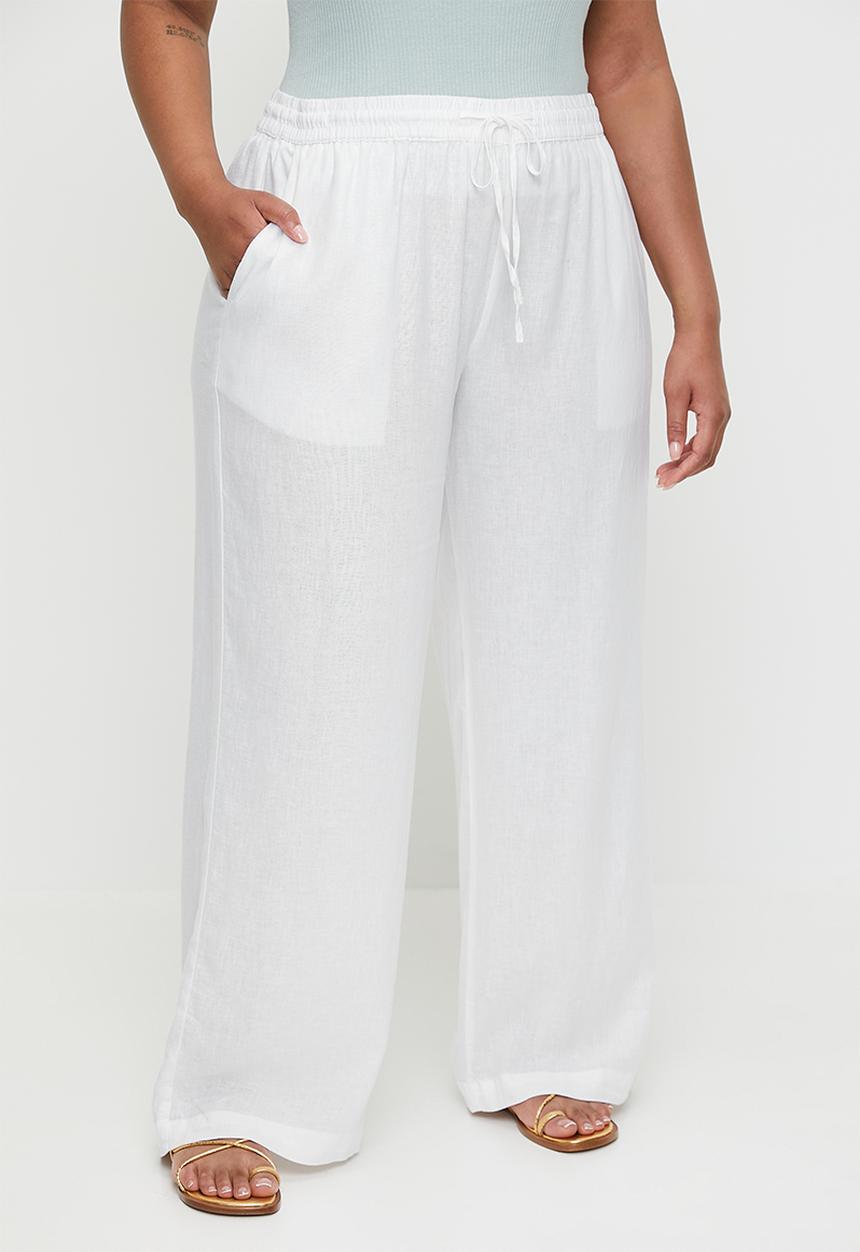 Cotton On - Plus Haven Wide Leg Pant - White