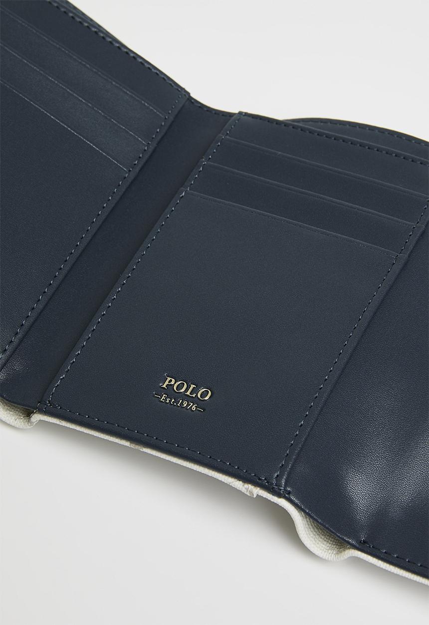 POLO - Kensington compact trifold purse - blue