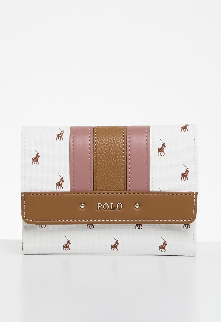 POLO - Kensington compact trifold purse - pink