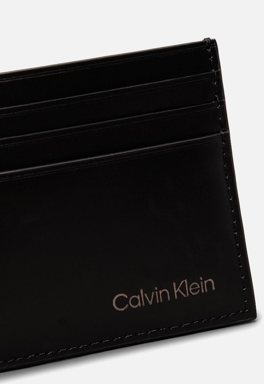 Calvin Klein - Ck smooth cardholder 6cc - black
