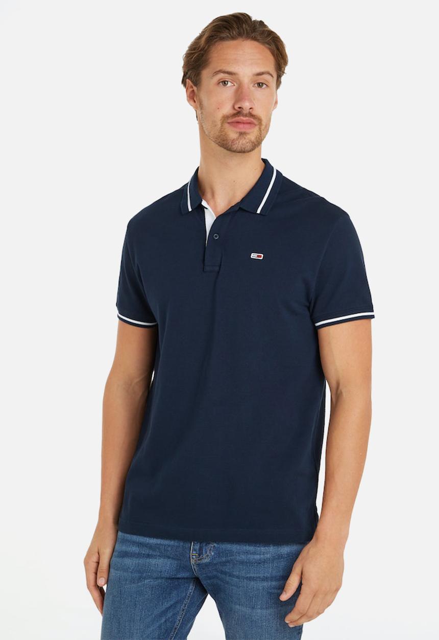 Tommy Hilfiger - Tjm reg tipping polo - dark night navy