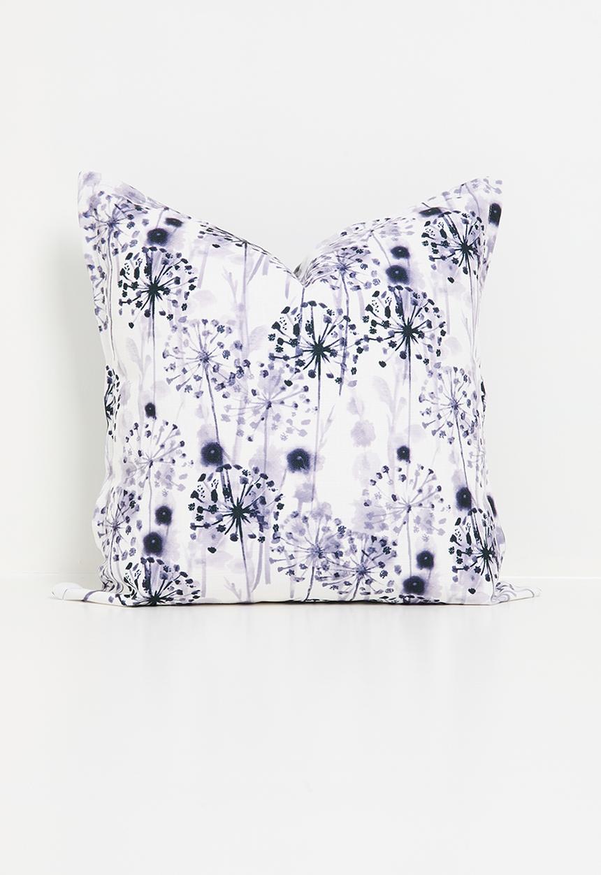 Grey Gardens - Dandelion cushion cover - black & white