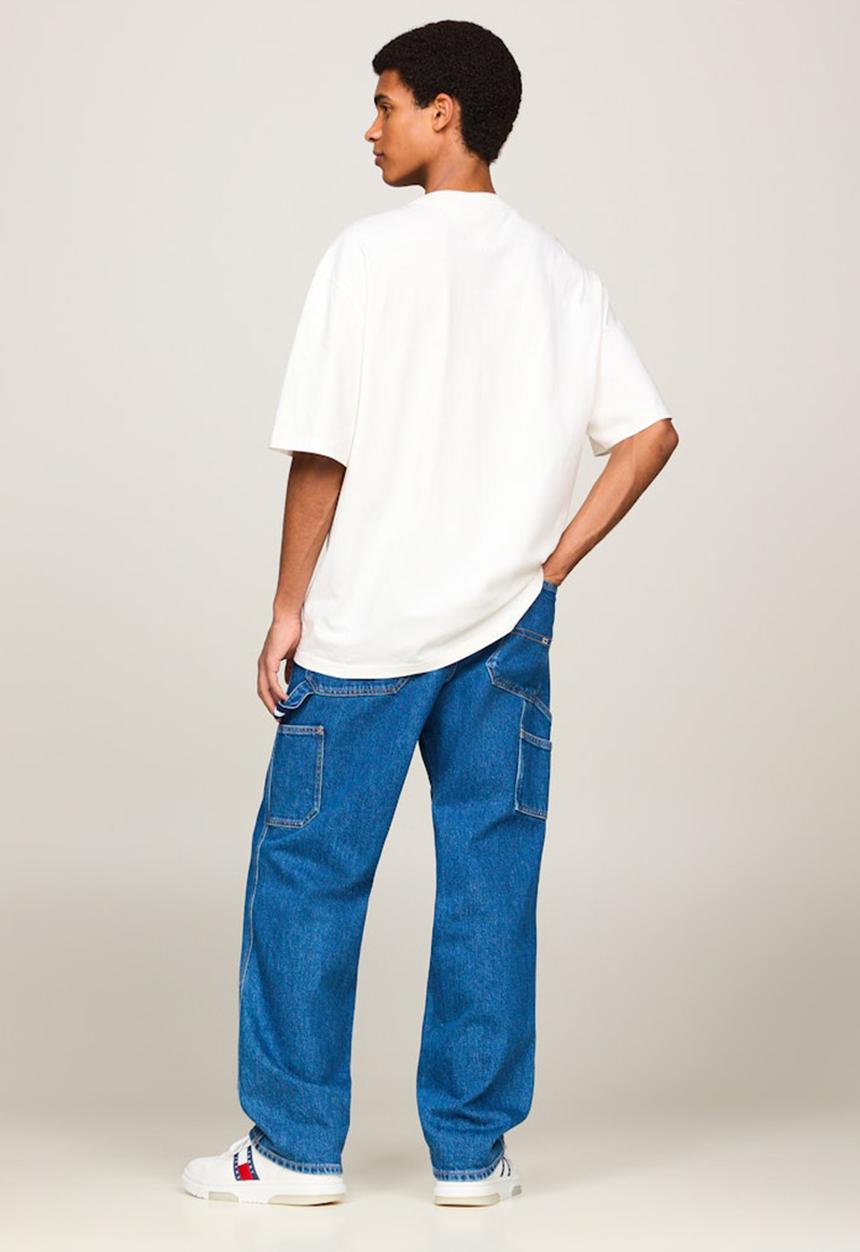 Tommy Hilfiger - Tjm ovz big flag tee ext - ancient white	