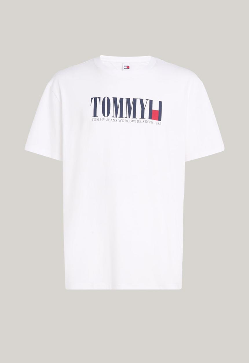 Tommy Hilfiger - Tjm reg tommy dna flag tee ext - white	