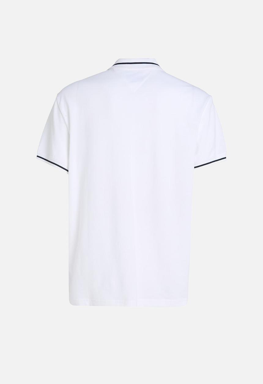 Tommy Hilfiger - Tjm reg tipping polo - white	
