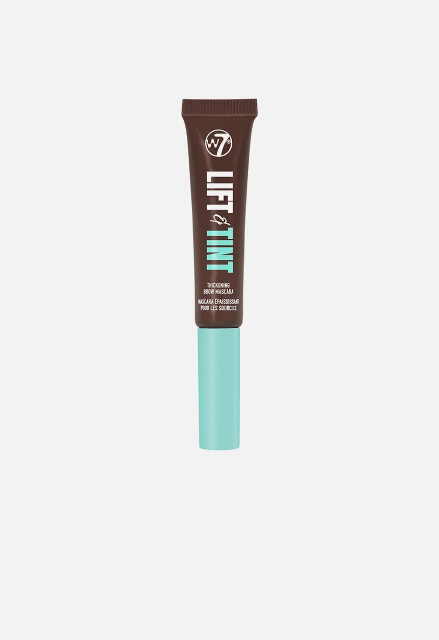 W7 Cosmetics - Lift & Tint Brow Thickening Mascara-Dark Brown