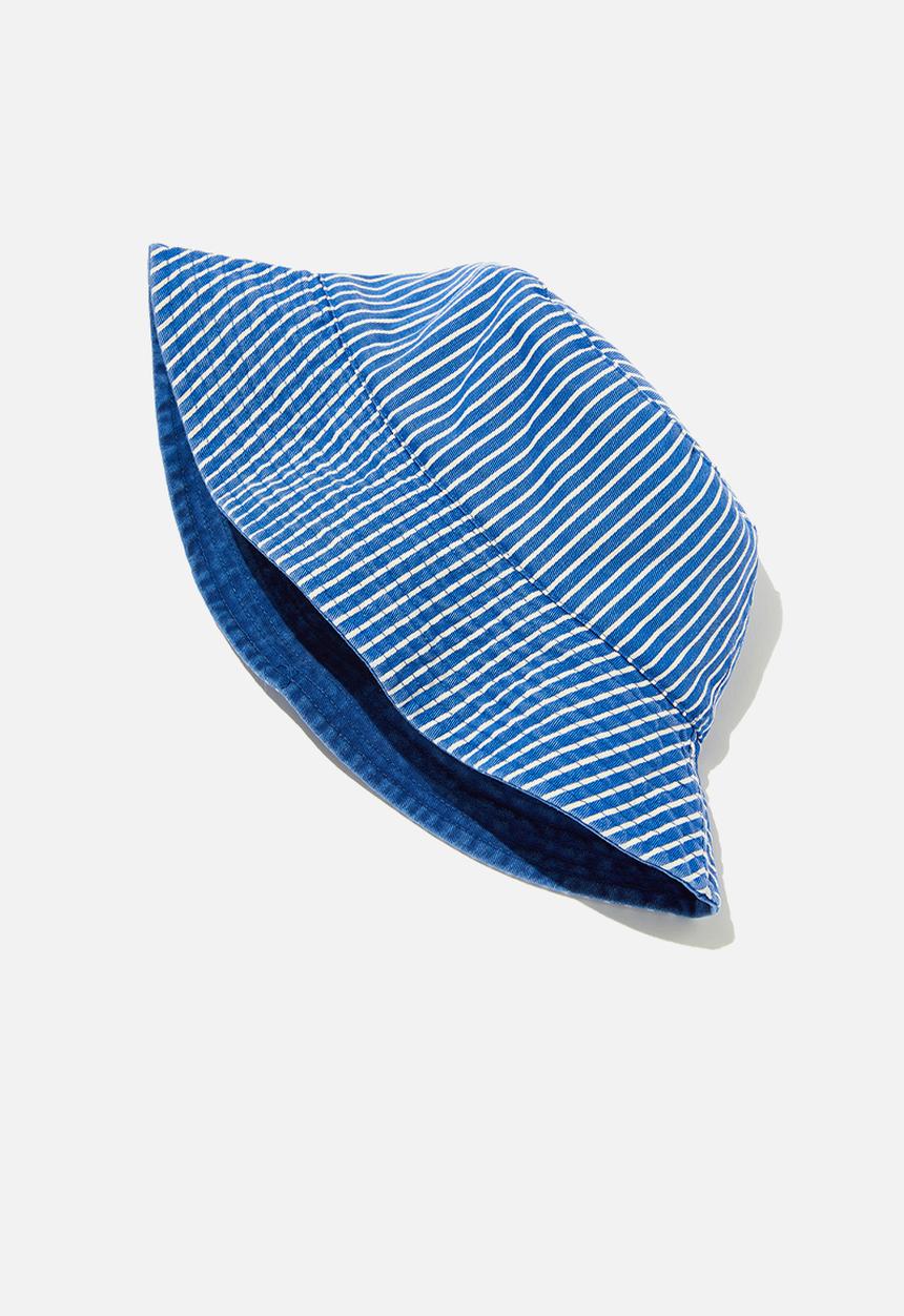 Rubi - Reversible Bianca bucket hat-asher stripe/blue