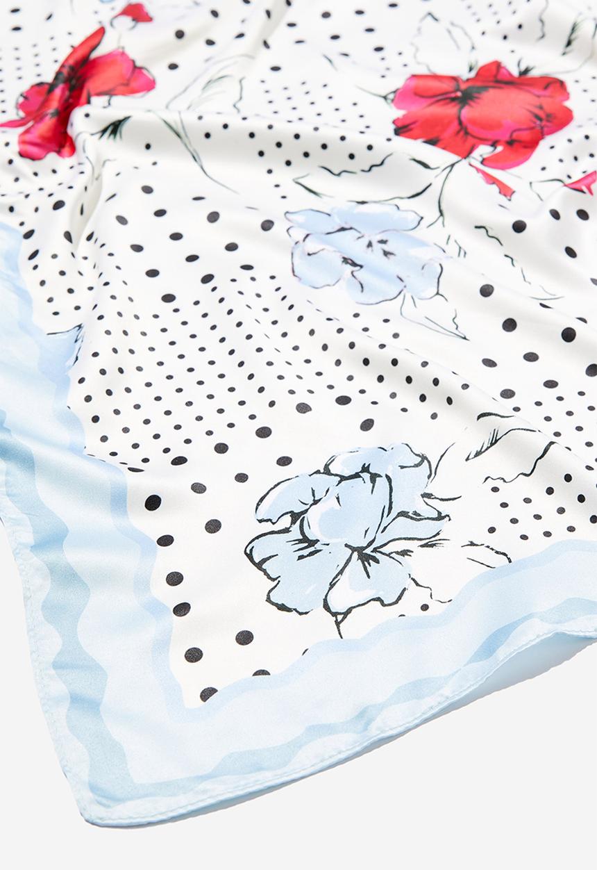 Rubi - Daisy scarf - rozanna rose/blue