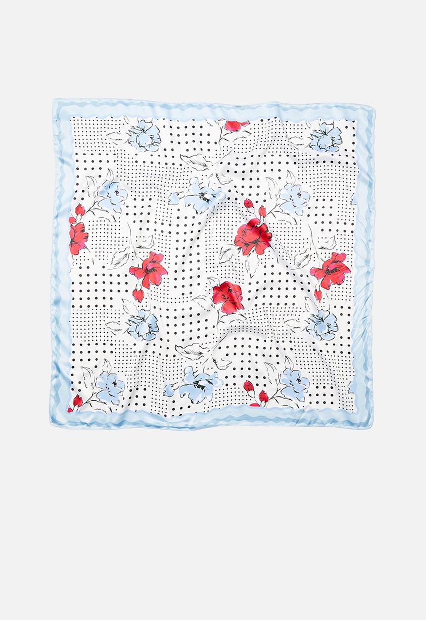 Rubi - Daisy scarf - rozanna rose/blue