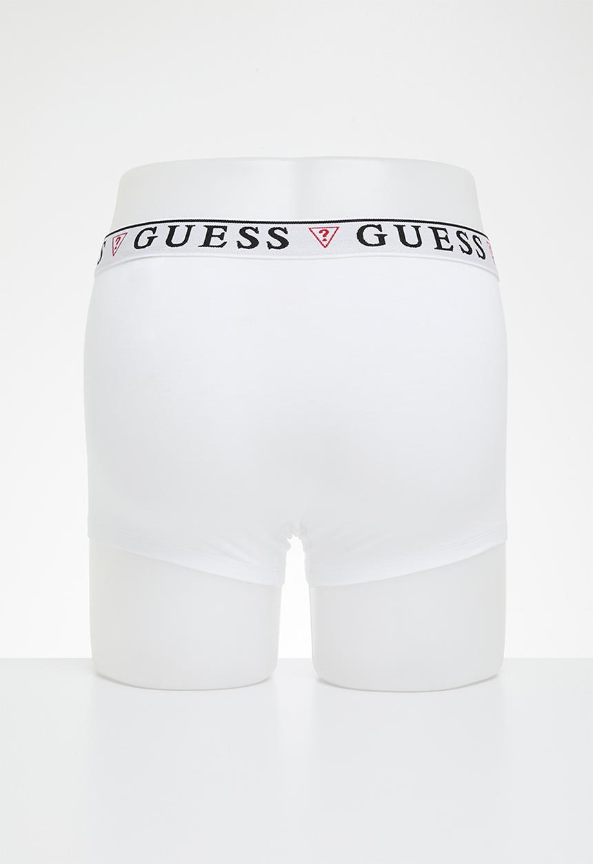 GUESS - Brian hero boxer trunk 3 pack - optic white